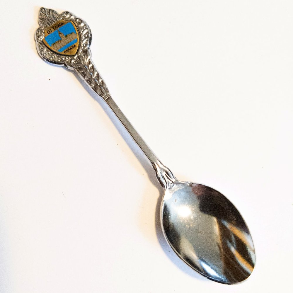 Vintage OTTAWA Ontario Canada Collectible Spoon Canada Memorabilia Parliament